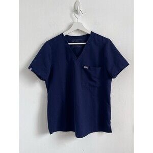 Figs Technical Collection Top Navy Blue Sz M Workwear
